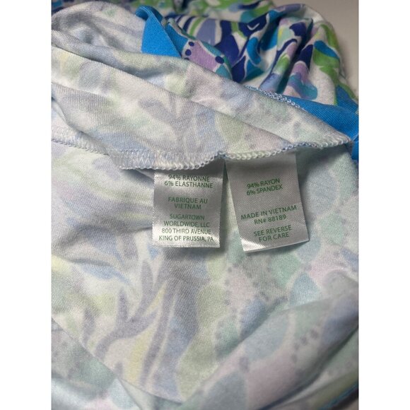 Lilly Pulitzer Ophelia Resort White Shell Beach Knit Dress Ladies Size Large - Picture 5 of 9